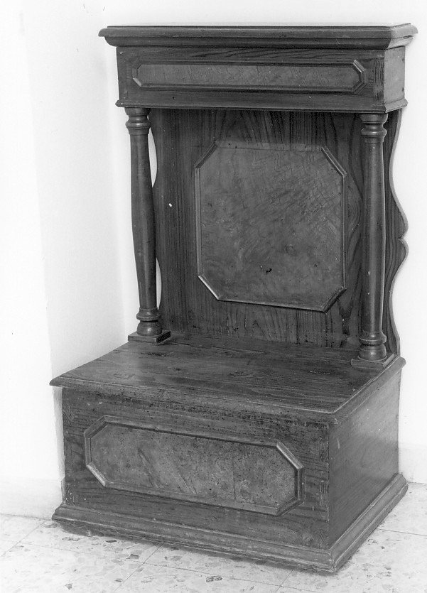 inginocchiatoio - ambito veronese (sec. XIX)