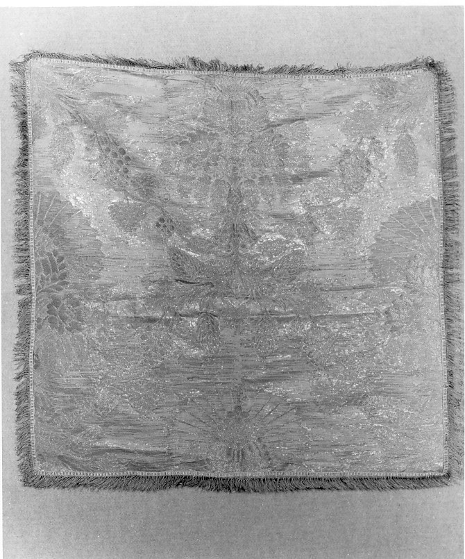 velo di calice, elemento d'insieme - manifattura italiana (seconda metà sec. XVIII)