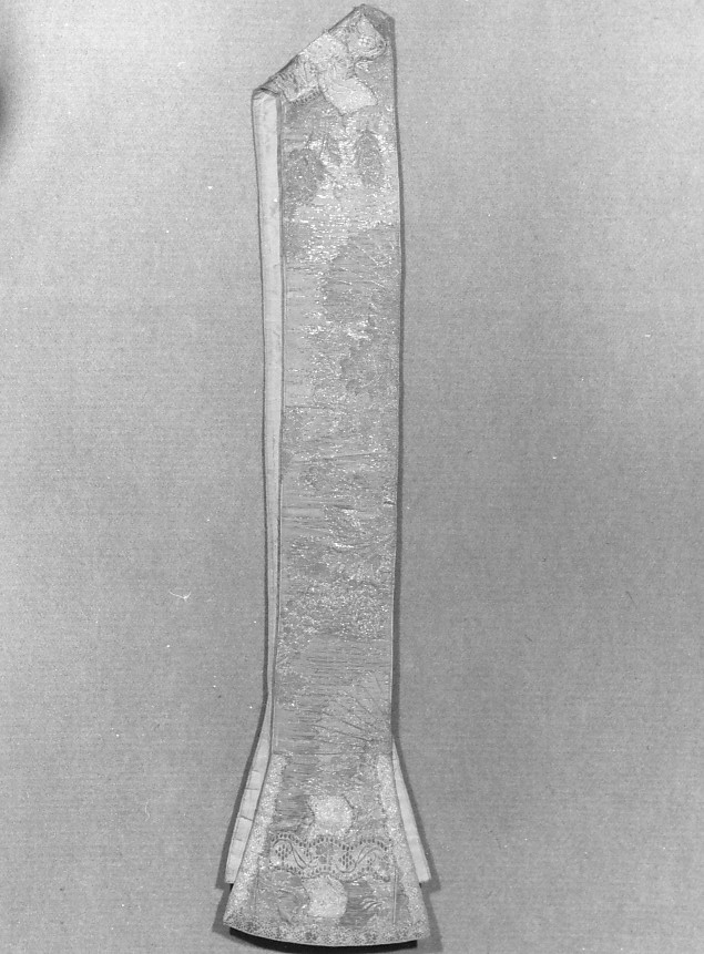 stola, elemento d'insieme - manifattura italiana (seconda metà sec. XVIII)