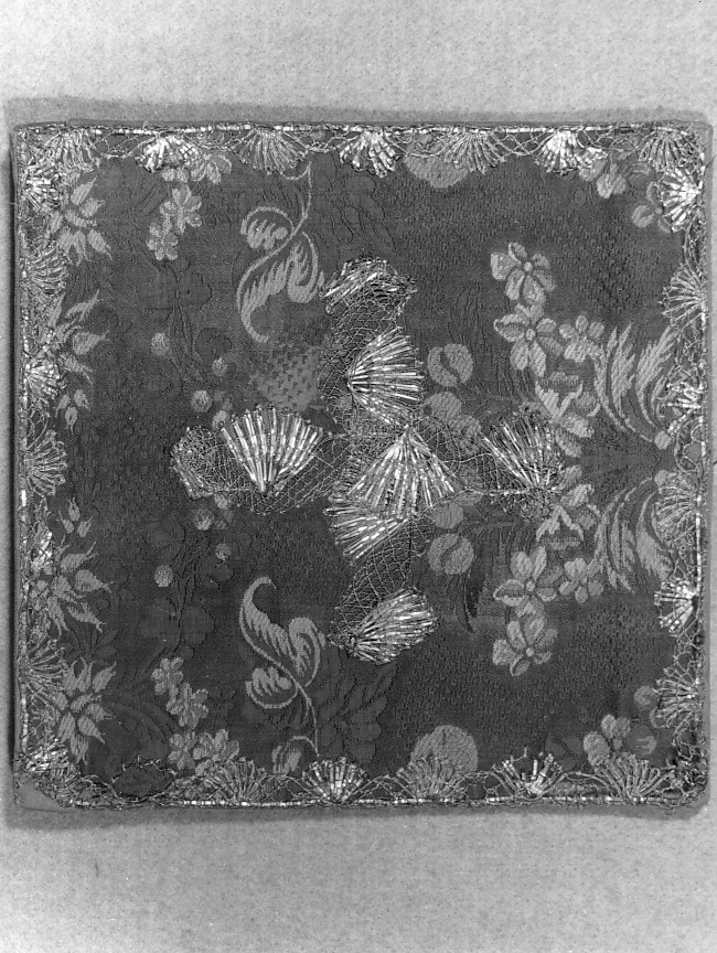 velo di calice, elemento d'insieme - manifattura italiana (seconda metà sec. XVIII)