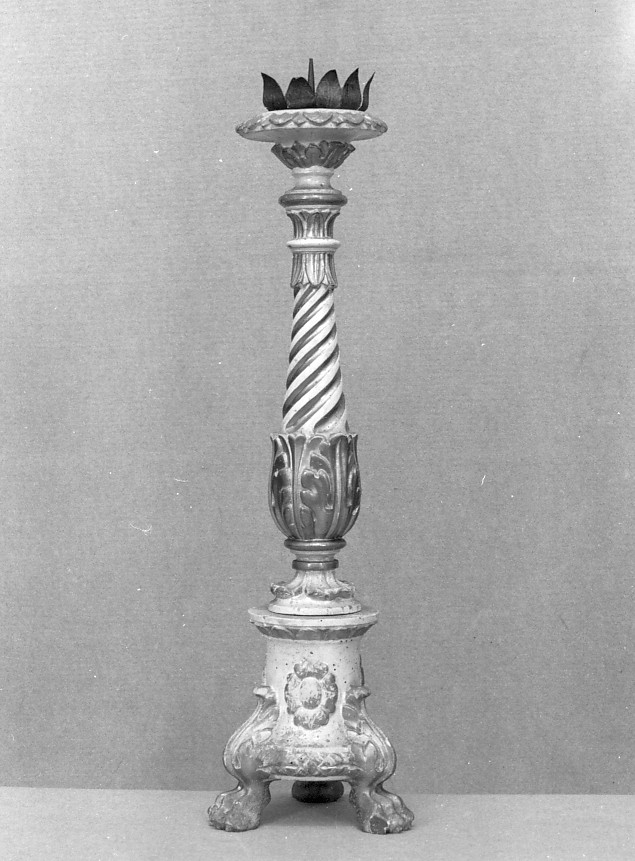 candelabro, serie - ambito veronese (prima metà sec. XIX)