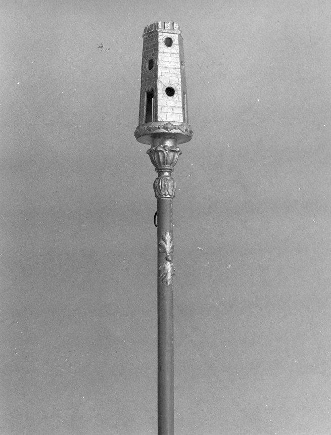 mazza processionale, serie - ambito veronese (sec. XIX)