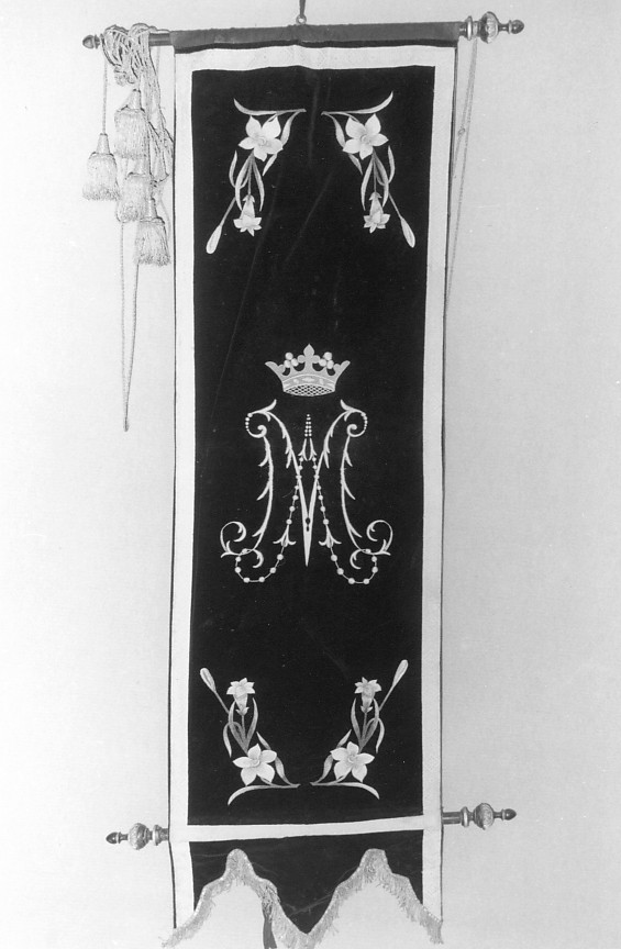 stendardo processionale - manifattura italiana (sec. XIX)