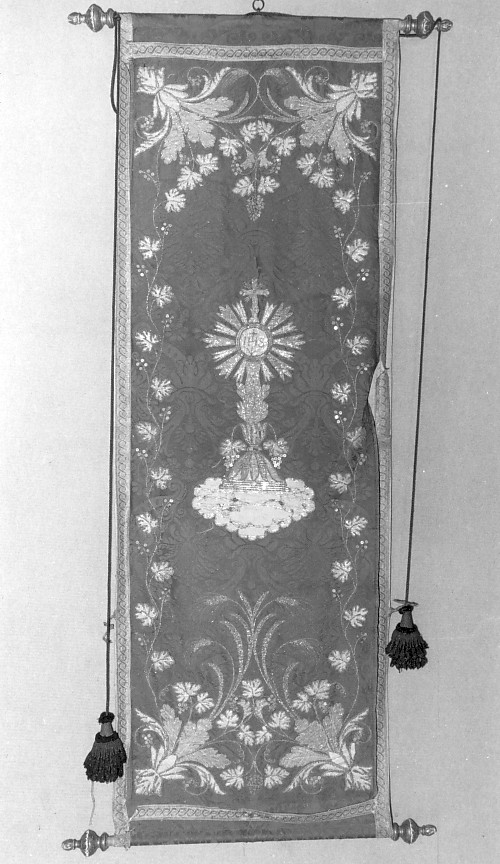 stendardo processionale - manifattura italiana (sec. XIX)