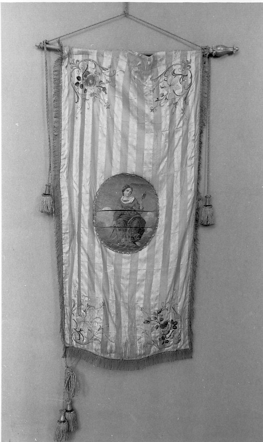 stendardo processionale, serie - manifattura italiana (sec. XIX)