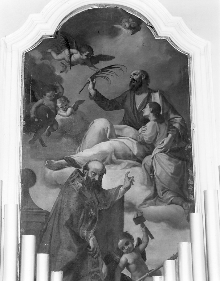 gloria di Santi (dipinto) - ambito veronese (sec. XIX)