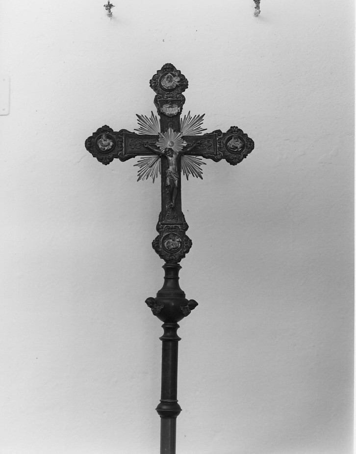 croce processionale - ambito veronese (secc. XVIII/ XIX)