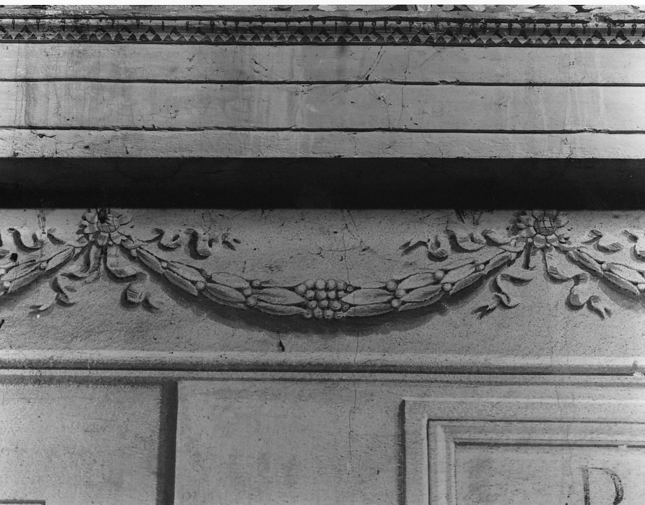 motivo decorativo (dipinto) - ambito veronese (secc. XVIII/ XIX)