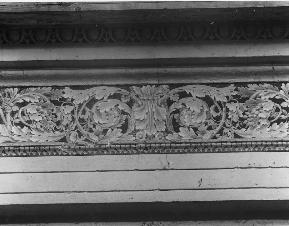 motivi decorativi floreali (dipinto) - ambito veronese (secc. XVIII/ XIX)