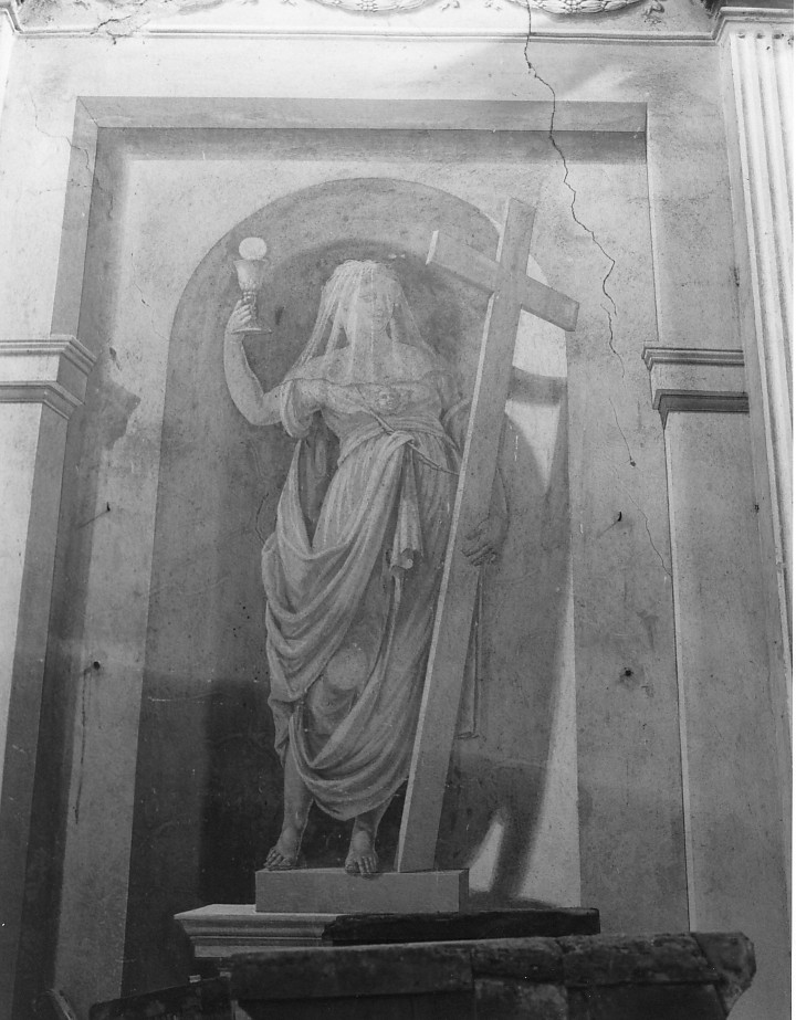 figure allegoriche femminili (dipinto) - ambito veronese (secc. XVIII/ XIX)