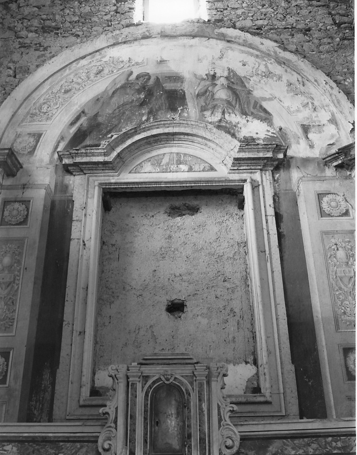 motivo decorativo (dipinto) - ambito veronese (secc. XVIII/ XIX)