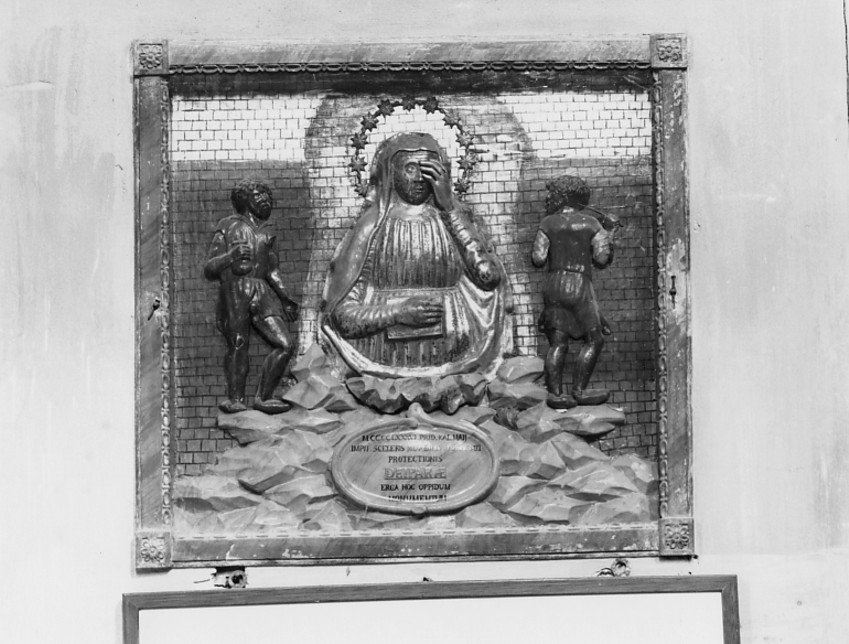 Madonna di Lonigo e assassini (rilievo) - ambito veneto (sec. XVIII)