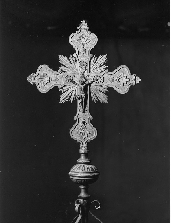 croce processionale - ambito veneto (sec. XVIII)
