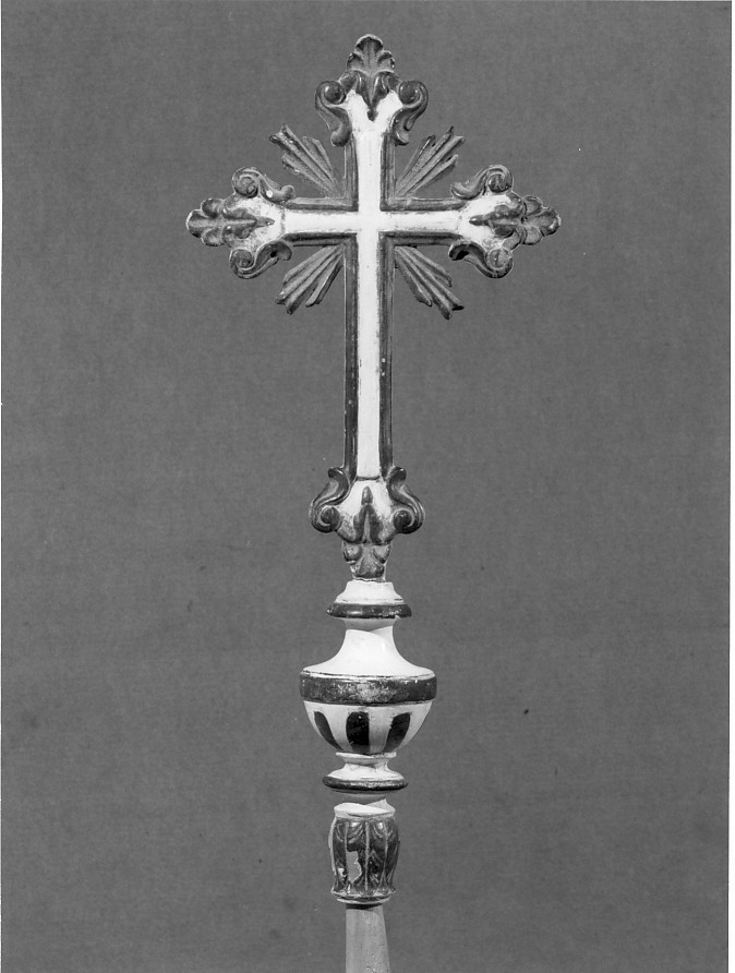 croce processionale - ambito veneto (prima metà sec. XIX)