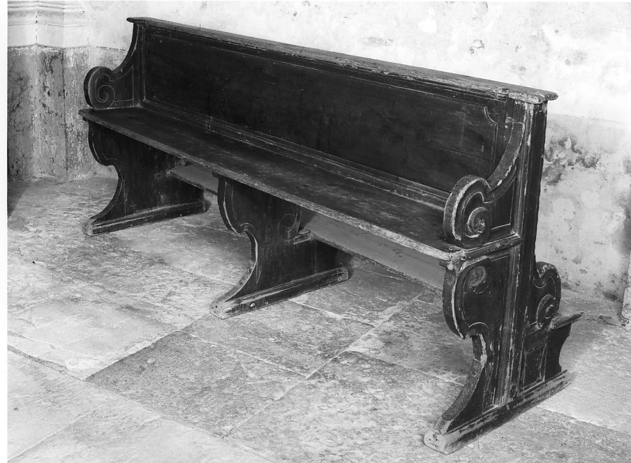 banco, elemento d'insieme - ambito veneto (prima metà sec. XVIII)