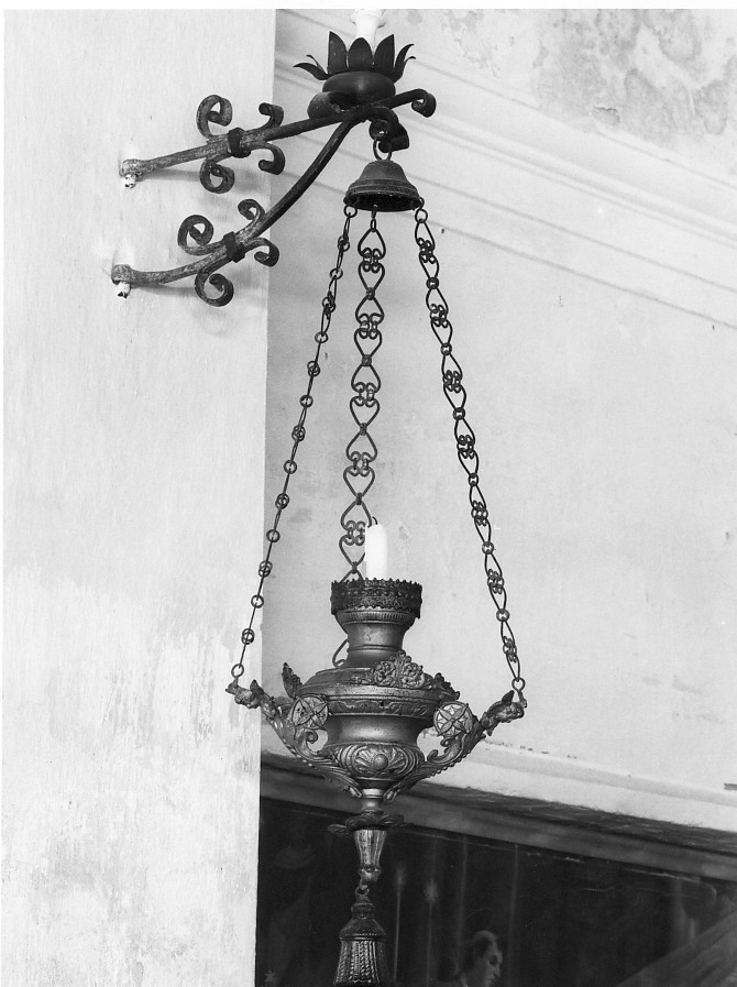 lampada pensile - ambito veneto (fine sec. XIX)