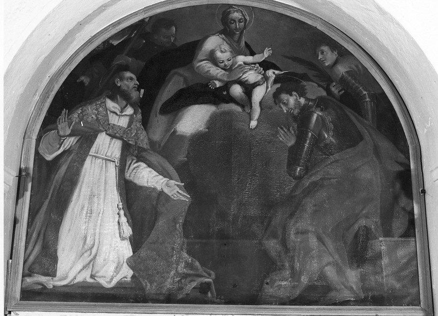 Madonna con Bambino e Santi (dipinto) - ambito veronese (fine/inizio secc. XVII/ XVIII)