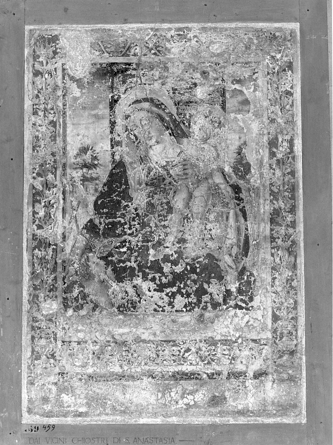 Madonna con Bambino in trono tra santi (dipinto) - ambito veronese (inizio sec. XVI)