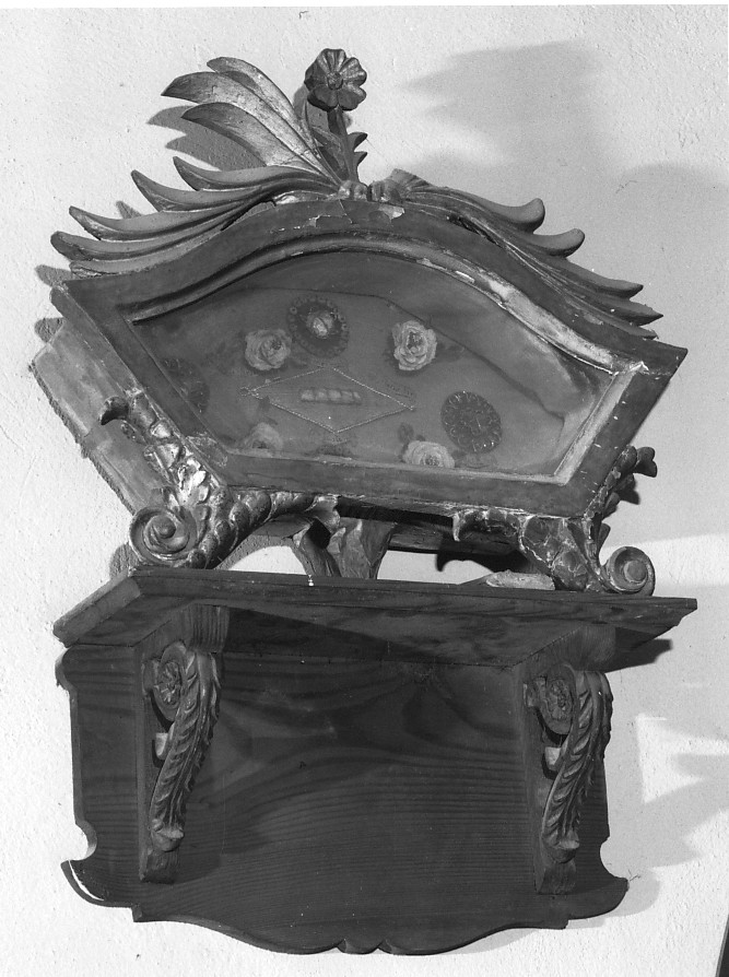 reliquiario, coppia - ambito veneto (sec. XVIII)