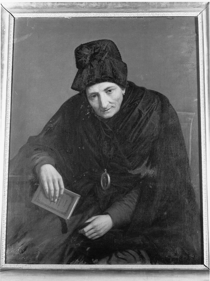 ritratto di donna (dipinto) di Recchia Angelo (attribuito) (sec. XIX)