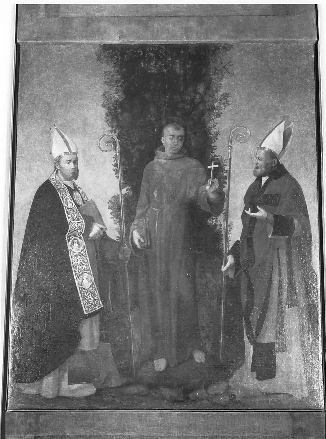 Santi (dipinto) di Caroto Giovanni Francesco (attribuito) (sec. XVI)