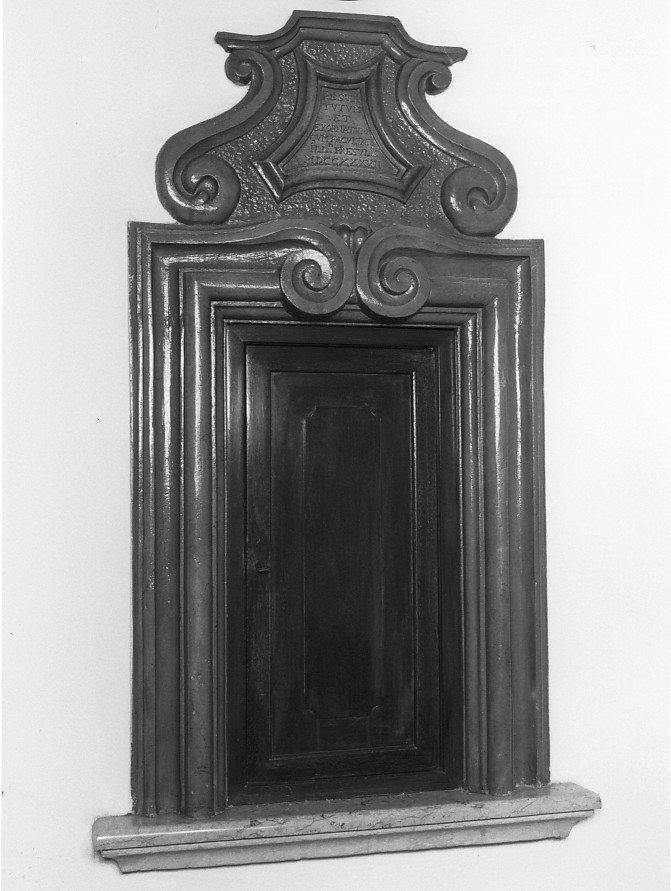 mostra di porta - ambito veronese (sec. XVIII)