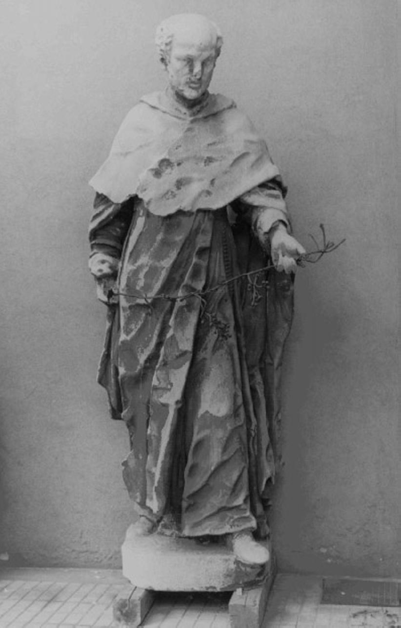 Santo (statua) di Calvi Giovanni (attribuito) (sec. XVIII)