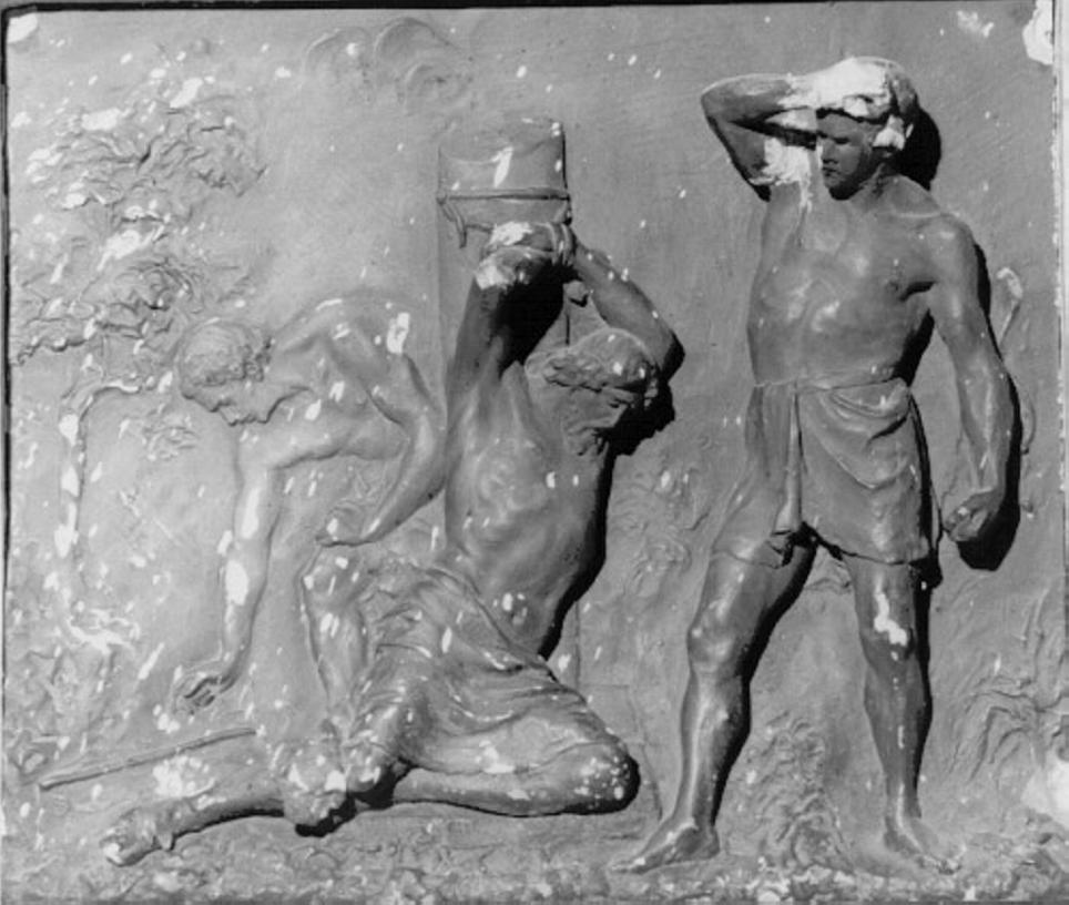 flagellazione di Cristo (rilievo) di Saccardo Vittorio (secc. XIX/ XX)