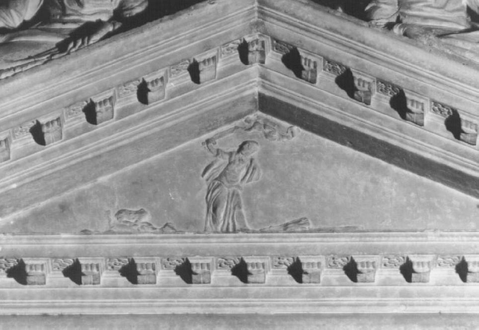 sacrificio di Isacco (rilievo) di Albanese Francesco (attribuito) (sec. XVI)