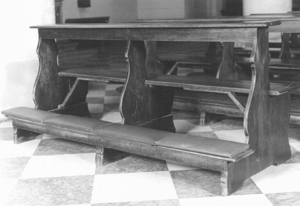 banco da chiesa - manifattura vicentina (sec. XIX)