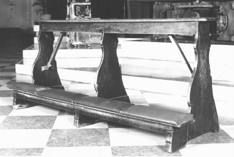 inginocchiatoio - manifattura vicentina (sec. XIX)