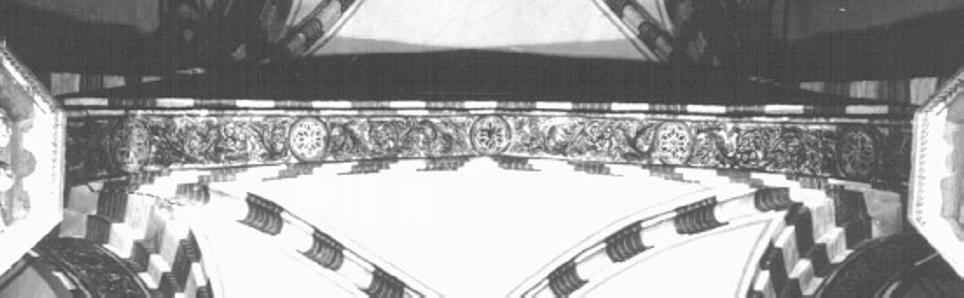 motivi decorativi a girali (dipinto) - ambito veneto (sec. XV)