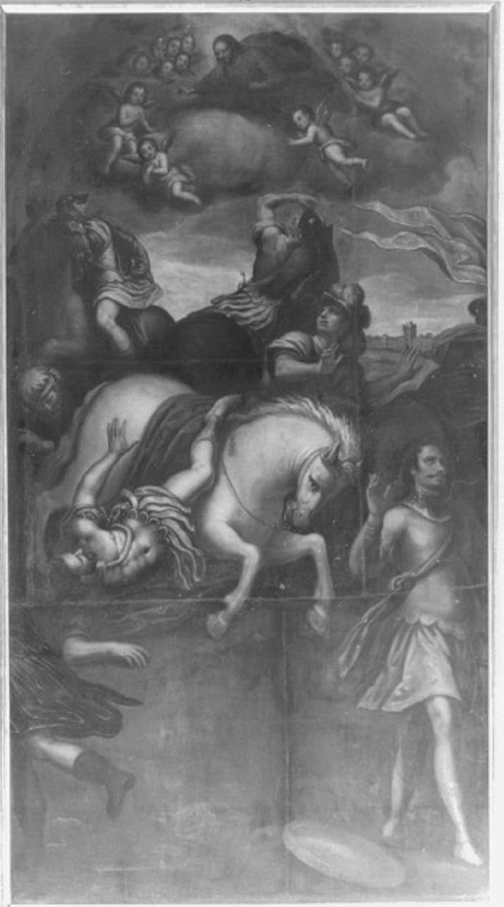 conversione di San Paolo (dipinto) di Maganza Alessandro (bottega) (sec. XVII)