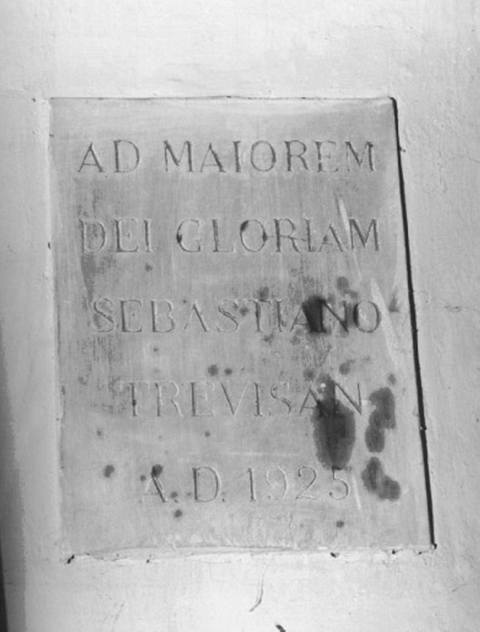 lapide - ambito vicentino (sec. XX)