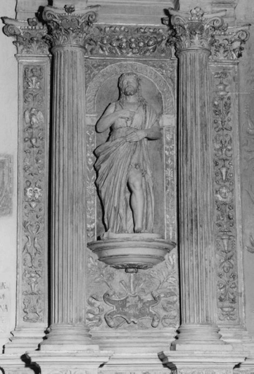 motivi decorativi a candelabra (rilievo) di Giovanni Di Giacomo Da Porlezza (attribuito) (sec. XVI)