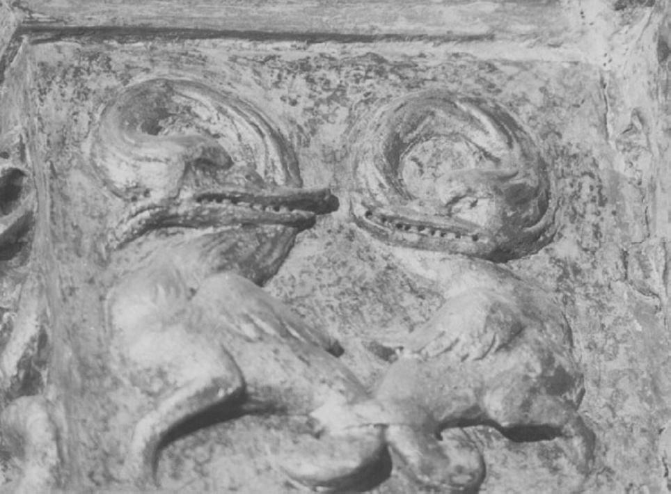 motivi decorativi a grottesche (rilievo) di Giovanni Di Giacomo Da Porlezza (attribuito) (sec. XVI)