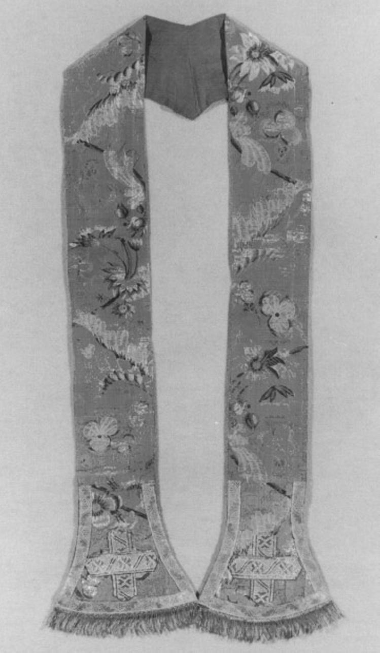 stola - ambito veneto (seconda metà sec. XVIII)