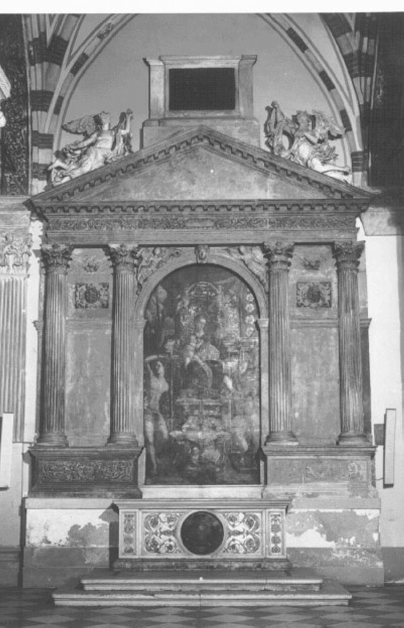 mostra d'altare di Albanese Francesco (attribuito) (sec. XVI)