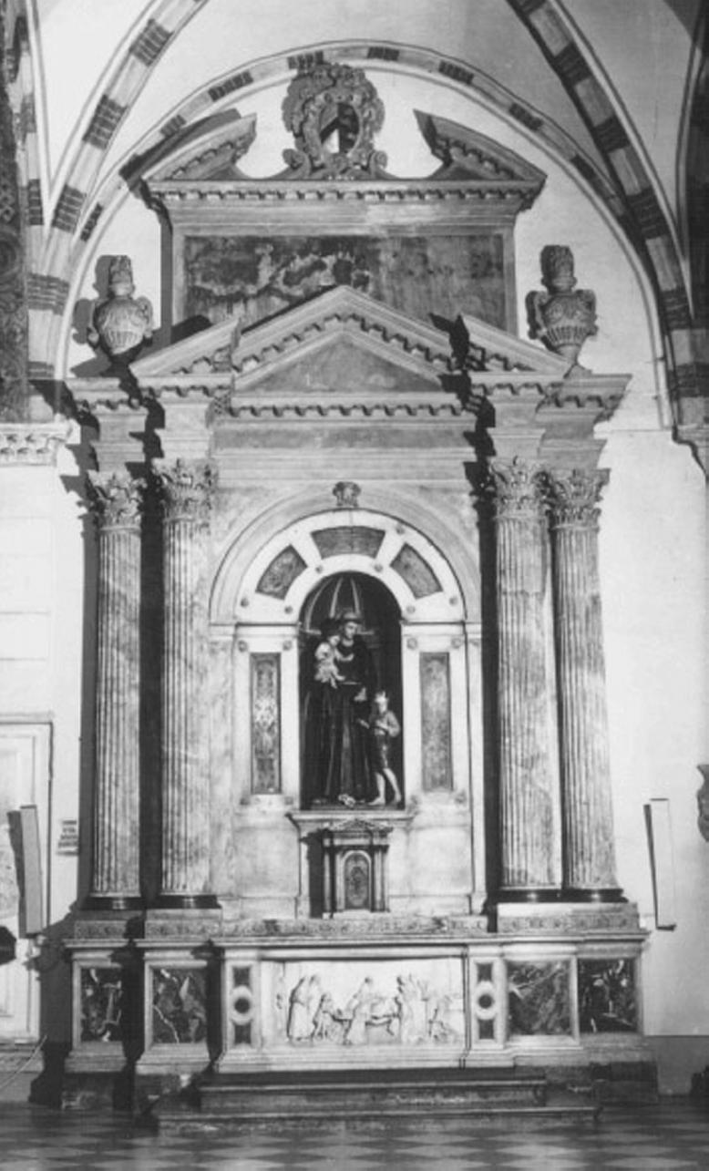 Sant'Antonio da Padova (gruppo scultoreo) di Cremasco Romano (prima metà sec. XX)