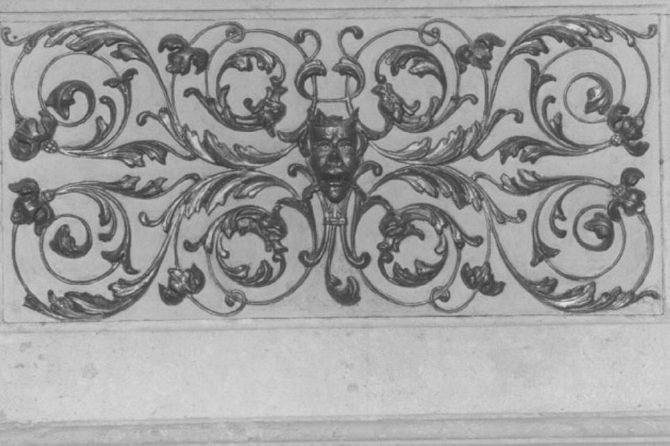 motivi decorativi a grottesche (rilievo) - ambito vicentino (sec. XIX)