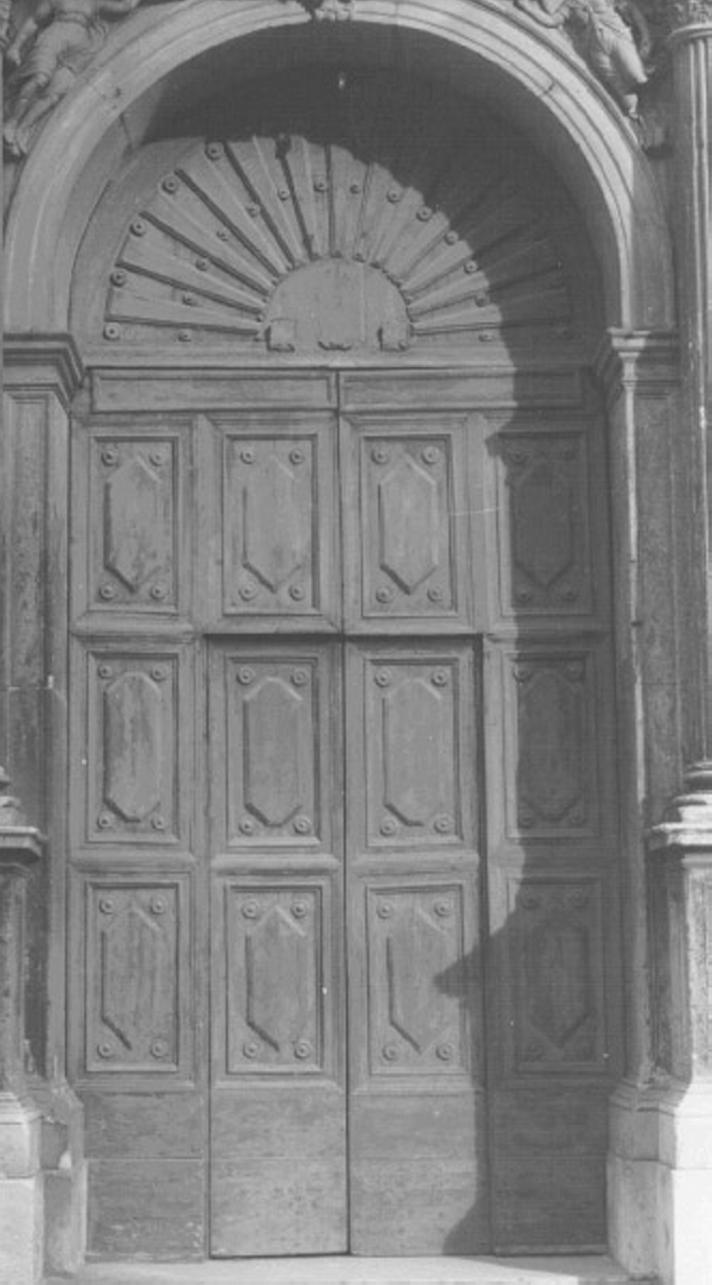 porta - a due battenti - bottega vicentina (sec. XVII)