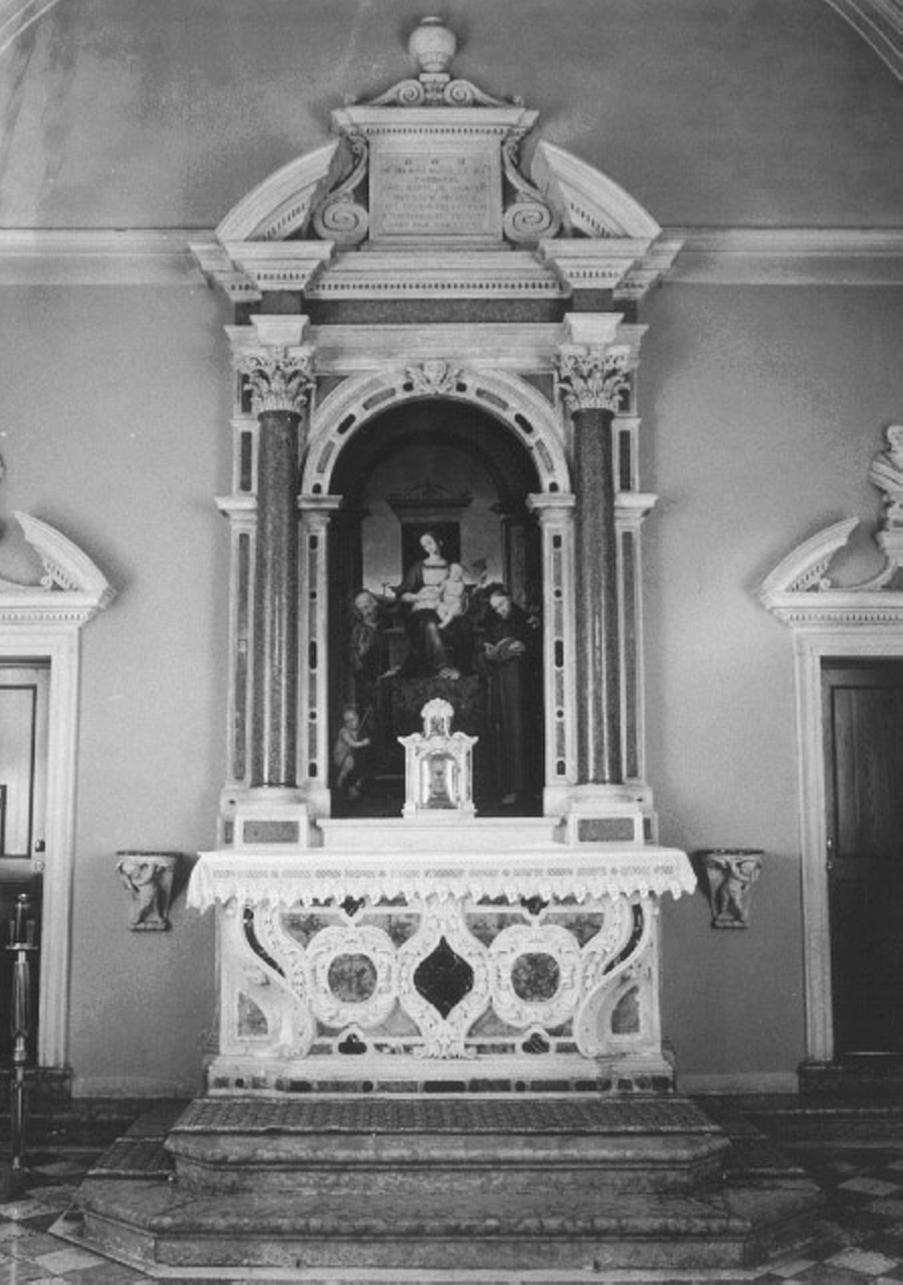 altare - ambito veneto (secc. XVII/ XVIII)