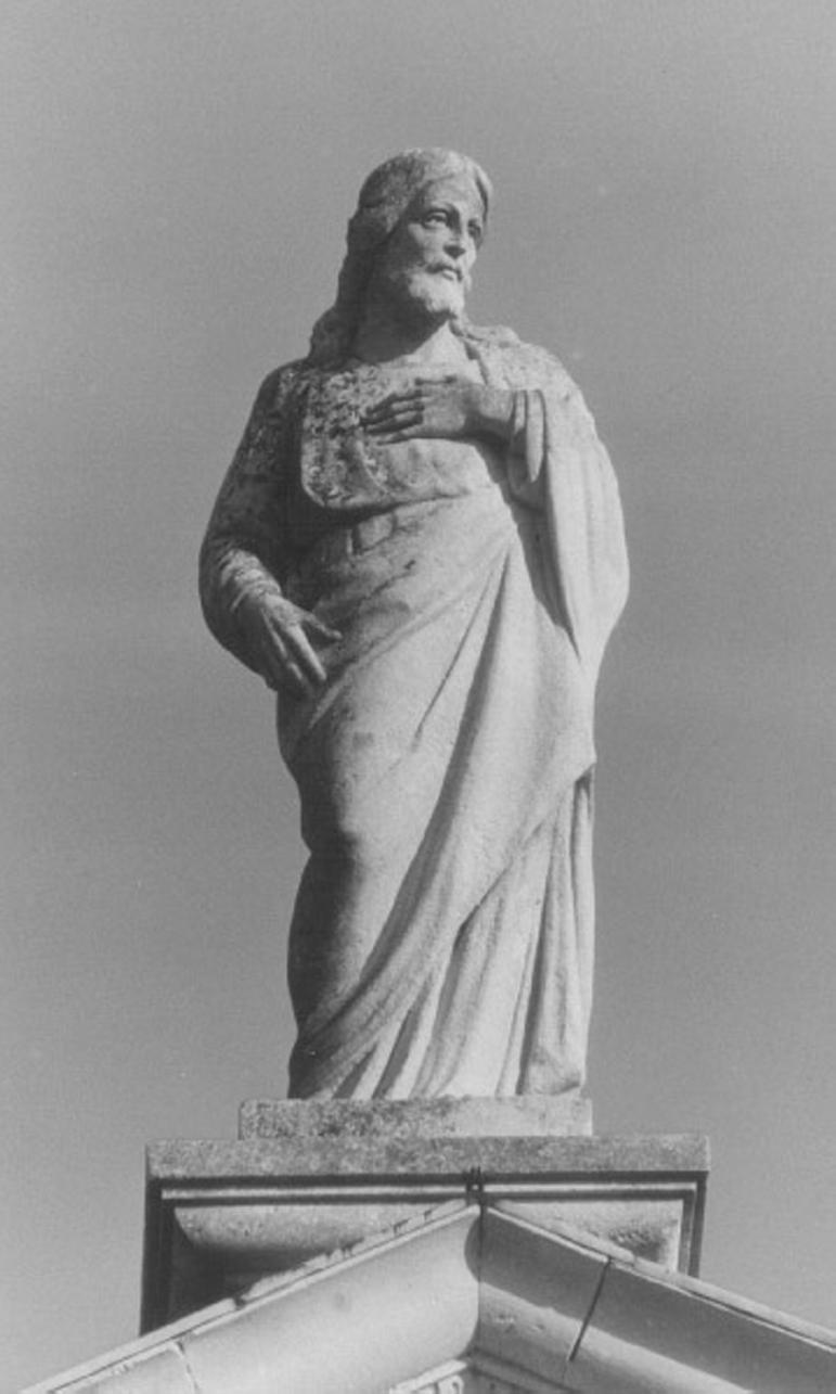 Cristo redentore benedicente (scultura) - ambito veneto (sec. XIX)