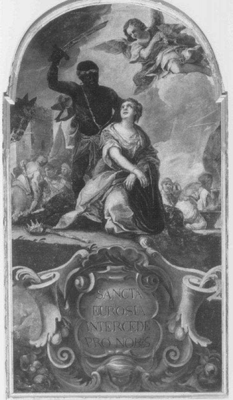 Martirio di San Eurosia (dipinto) di Pasqualotto Costantino detto Costantini (attribuito) (sec. XVIII)