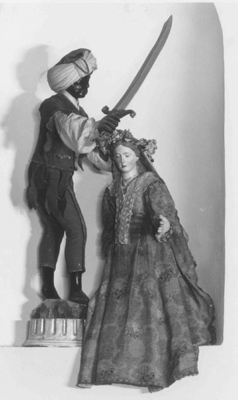 martirio di Santa Eurosia (scultura) - ambito veneto (sec. XVIII)