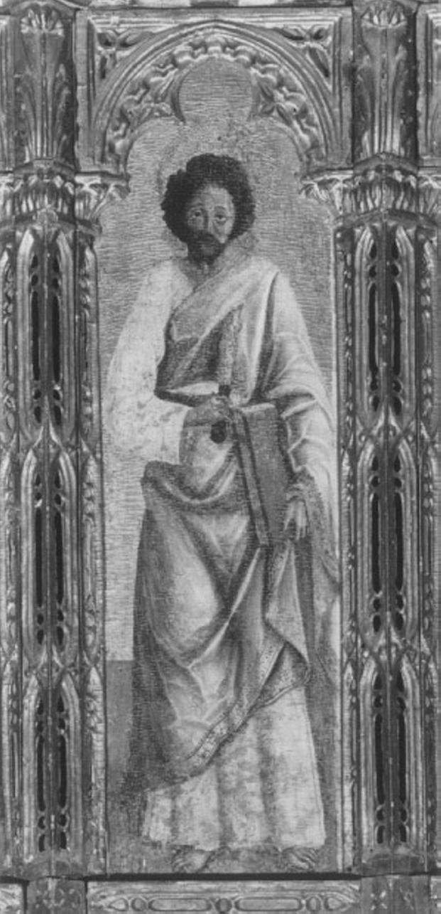 San Bartolomeo (dipinto) di Squarcione Francesco (attribuito) (sec. XV)