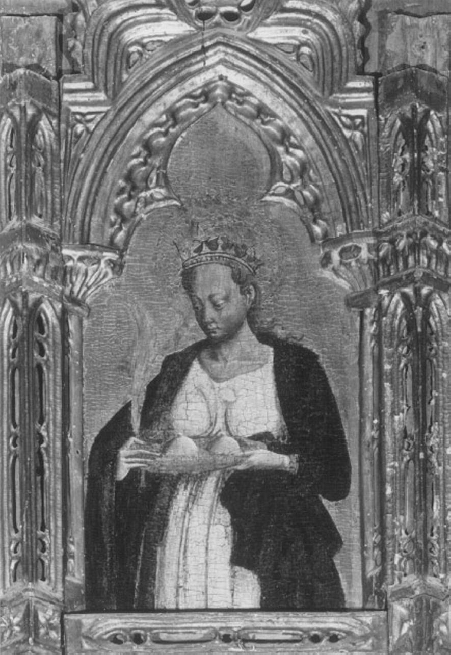 Sant'Agata (dipinto) di Squarcione Francesco (attribuito) (sec. XV)