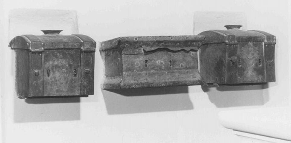 cassetta per elemosine, serie - ambito vicentino (sec. XVIII)