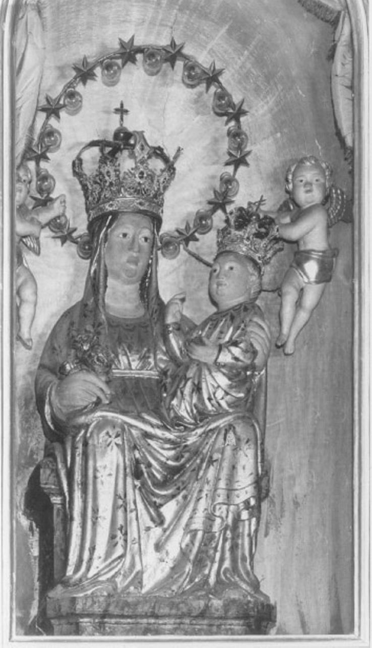 Madonna con Bambino (statua) di Niccolò da Venezia (bottega) (sec. XV)