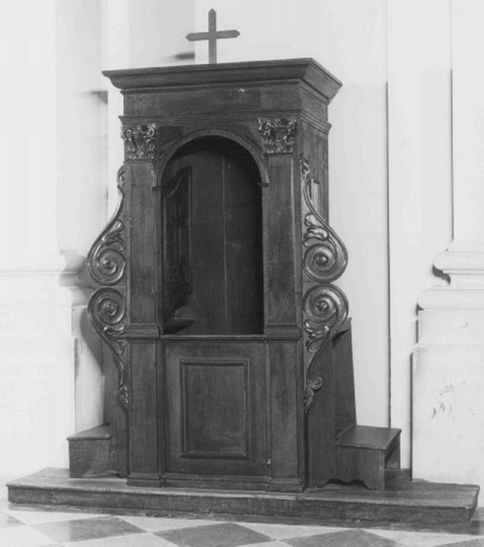 confessionale - ambito veneto (sec. XVII)